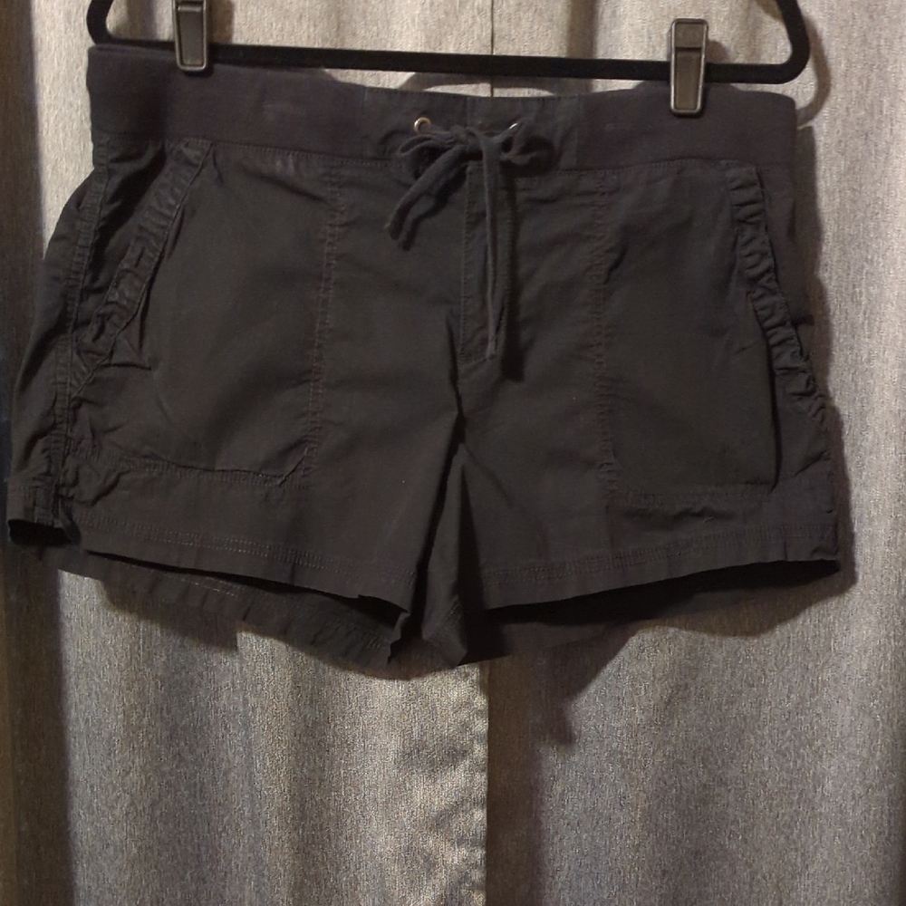 Women’s Black Drawstring Waist Casual Shorts